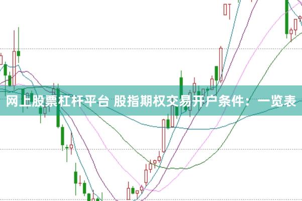 网上股票杠杆平台 股指期权交易开户条件:一览表