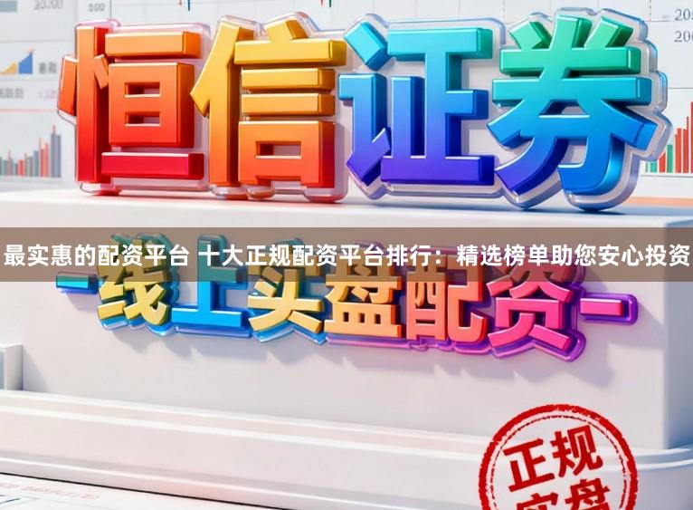 最实惠的配资平台 十大正规配资平台排行：精选榜单助您安心投资