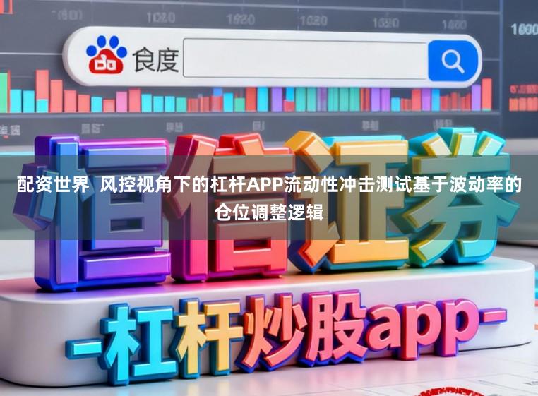 配资世界  风控视角下的杠杆APP流动性冲击测试基于波动率的仓位调整逻辑